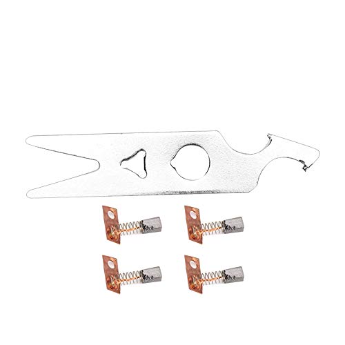 Koolstofborstel, 2 paar Nagel drill handstuk accessoire vervanging deel koolstof borstel sleutel Set voor Nagel Salon en huishouden