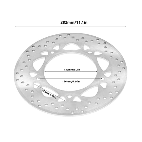 Motorrijwiel Achterrem Schijfrotor Remplaat Rotor Motorfiets Achterremschijf Goede warmteafgiftevervanging voor T-max 530 2012-2019 5