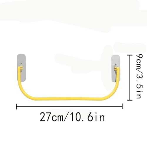 5 Stukken Schoenhouders, Wall Mount Schoenrek, Collapsible Schoenhouder, Wall Mount Schoenrek, Schoen Organisator voor Wall Mounting(Geellow) 4