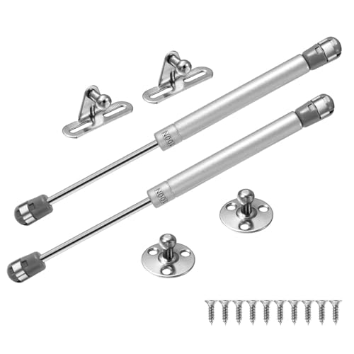 2 st. 100N veiligheidsgasveren voor kasten, gaslifthouder met zachte deksel, veiligheidshangers voor gereedschapskabinet