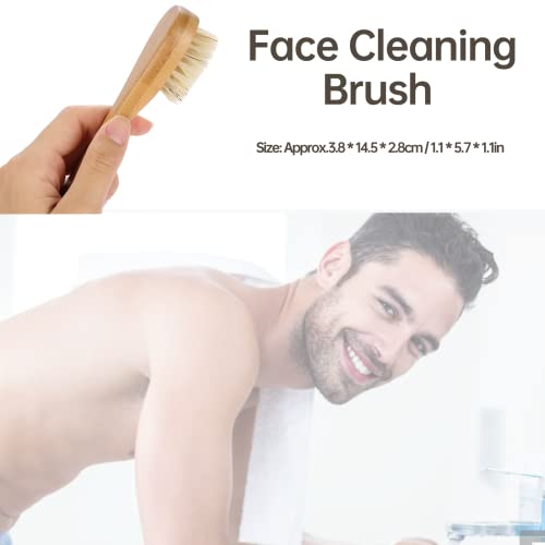 Handmatige tandenborstel - Houten handvat, Dry Brush voor het reinigen van huid, gezichtsreiniging borstel, Peeling, huidborstel, gereedschap