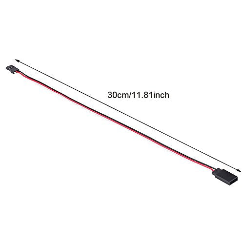 5Stuks Servo Kabels, 30cm 3-Pin Servo Extension Cable Cord Core Wire RC accessoire voor JR/FUTABA 4