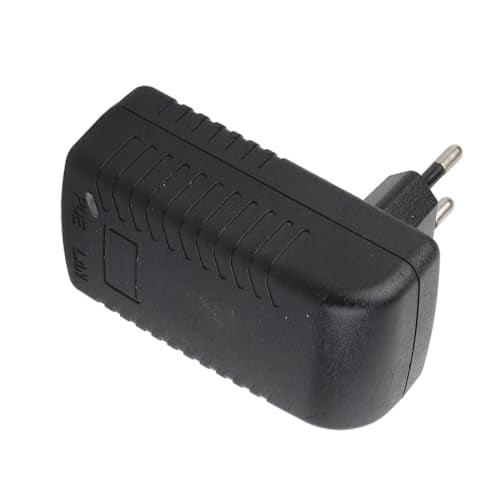 48V 0.5a Compacte wandpoe-injector voor IP-telefoon/cameravoeding Korte berekening Circuit voor draadloze toegangspunten, draagbare grootte, draagbare grootte (EU-plug) 5