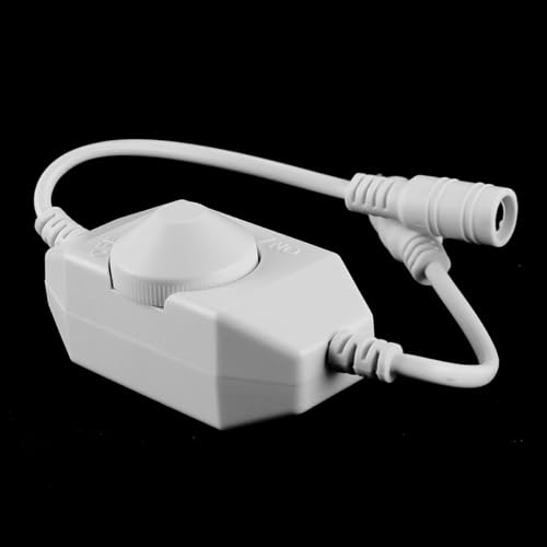 Zee 2st DC 12V-24V 3A COB Strip Dimmer Switch Kabel SMD Strip PWM Controller Tape Helderheid Control In-Line Dimmer wit