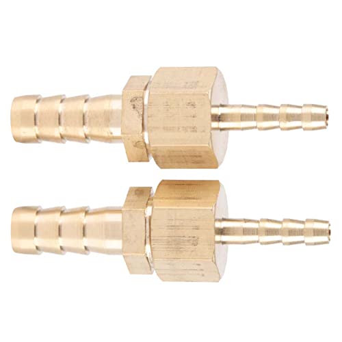 racod4m8,2pcs 4-8mm Messing passen slang Barb staart reducer verminderen Plug 2 stücke 4-8mm Brass Schlauch Schnellverschluss Pakconnector Reduzieren Rohrfitting Stecker für Teich Pool Schlauchadapter