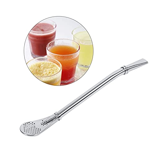 Betrouwbaar Roestvrij staal Yerba Mate Bombilla Gourd Drinkfilter Straws Filterd Lepel Zilver voor thuisgebruik 3