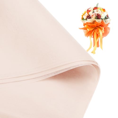 Inpakpapier 60cm, 20st Katoenen inpakpapier voor bloemen boeket, Cadeauverpakking, Valentijnsdag, Afstuderen, Bloemenverpakking, Roze