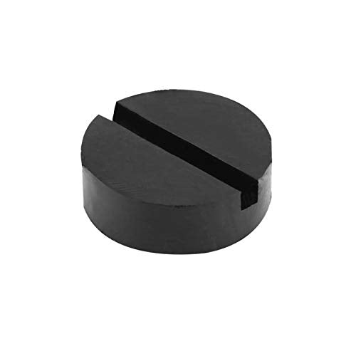 Jacking Pad, Dioche Rubber Black Car Universal Slotted Frame Rail Floor Jack Pads Jacking Rubber Pad Adapter Zwart 4