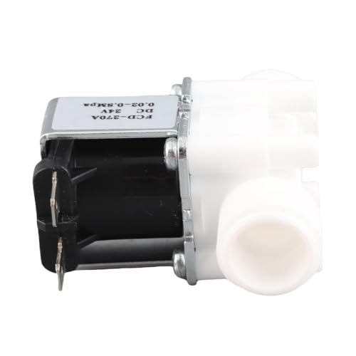 Solenoïdeklep G1/2 inch, DC 24V/AC 220V inlaatwater solenoïdeklep NC elektrische waterinlaatklep (DC 24V) 5