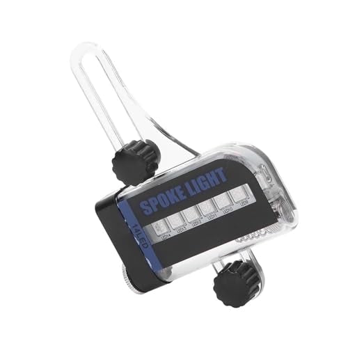 Fietszakenlicht, mountainbike-spraaklicht, dubbelzijdige 14 led-RGB-spraaklamp, geschikt voor mountainbike met waterdichte bescherminggsklasse IP6 3