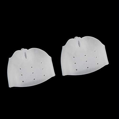 Toe Scheidingsteken, 1 Paar Toe Guards, Pijnverlichting, Hallux Valgus Corrector, Verlossing van Vermoeide Voeten (Wit)