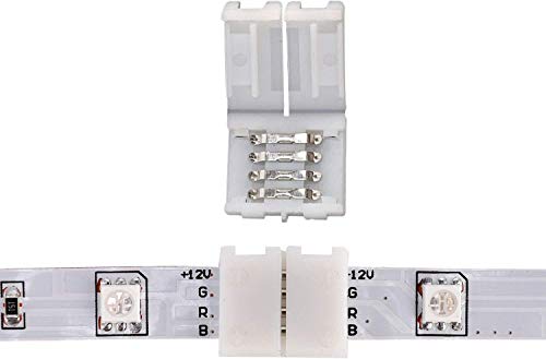 LED Splitter voor LED Strips, Splitterkabel, LED Strip Connector, RGB Divider, 1 tot 2 LED Splitter voor 4-Pin RGB LED Strips 5