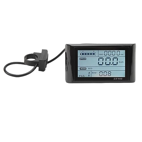 Elektrische Fiets LCD Display, 5 Pin Waterbestendig ABS Elektrische Fiets LCD Panel Screen met Power Knoppen Batterij Indicatoren voor JN Controllers