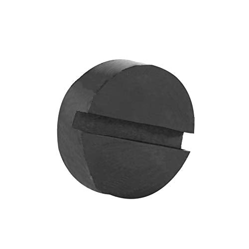 Jacking Pad, Dioche Rubber Black Car Universal Slotted Frame Rail Floor Jack Pads Jacking Rubber Pad Adapter Zwart 3