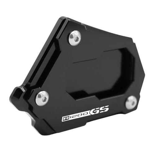 CNC Aluminium Legering Motorfiets Side Stand, Uitgebreide Ondersteuning Voeten Verruimde Bracket Plate, Geschikt voor R1200GS/R1250GS/F750GS/F850GS ADV LC/Rallye HP