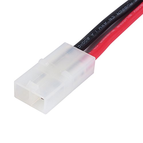 Deans Style T Plug Man naar grote vrouwelijke connectoradapter 14AGW Zachte siliconekabel 5