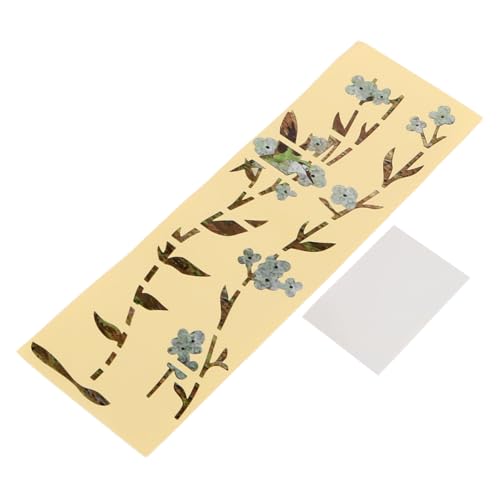 gitaar stickers, gitaar toets markers, elegante bloemen en planten stickers voor akoestische gitaar, elektrische gitaar, bas decor, muziekinstrument decoraties, verwijderbare DIY ze