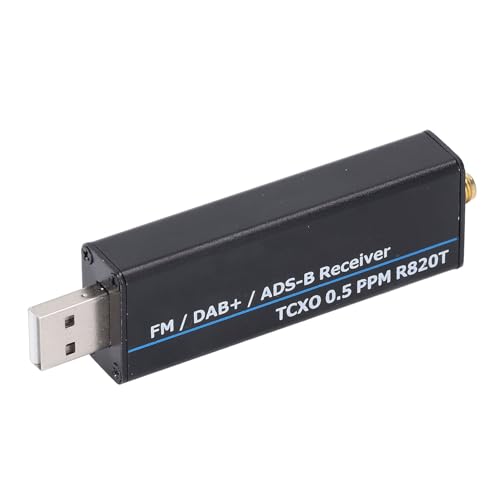 RTL SDR Receiver, 100KHz tot 1766MHz, RTL2832U R820T2, 0,5 PPM TCXO, Programmatically Defined Radio Receiver, SDR Hardwaresleutel, SDR Ontvanger 4