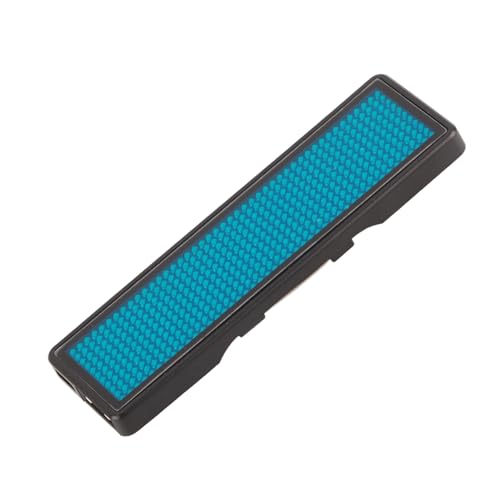 LED-naamborddisplay 750 Engelse Tekens, Alle Talen, 240mAh Lithiumbaterij Programmerbaar LED-loopbord voor Beurzen, Bedrijven, Stations, 93 X 30 X 6 Mm (BLUE) 3
