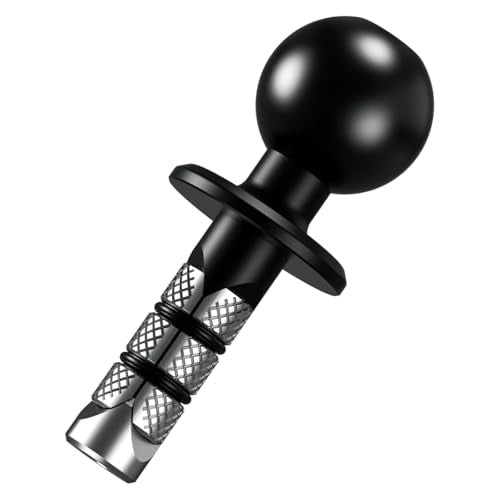 Metalen Stamhouder voor Fo-Rk met 1" TPU bal. Geschikt voor stamgaten van 12mm tot 25.4mm diameter. Compatibel met RAM Mount B, Ball Size 1 inch, Double Sock