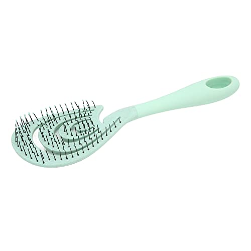 Haarborstel, brede gebogen, Geventileerde borstel voor vrouwen, Mannen, Nat droog haar, Paddle Detangling Brush met Bristle voor Tangling en knopen, Quick Dry 5
