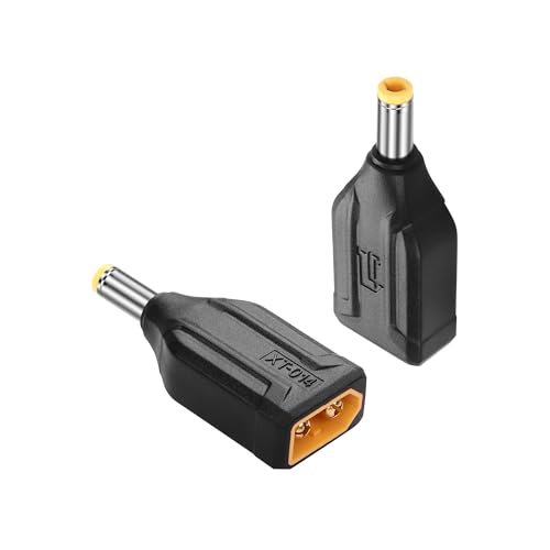 XT60 naar DC5525 Adapter XT60 naar DC 5.5mm x 2.5mm Draadloos voor TS100 Soldeerijzer, FPV Monitor, Voeding, Drone (XT-014), Verpakking van 2