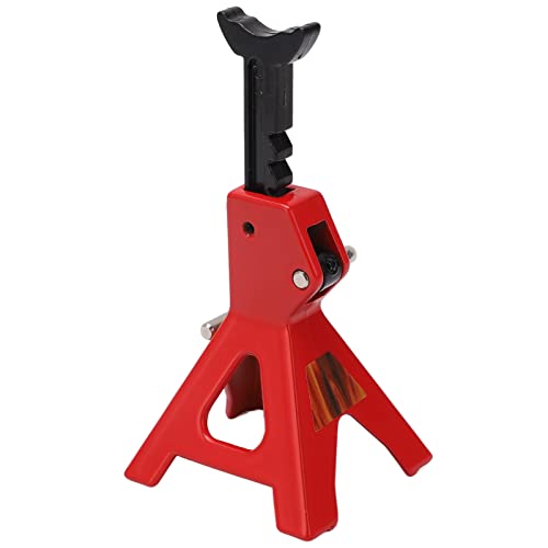 RC Jack Stand - Mini Lifting Jack voor SCX10 D90 1/10 RC Cars, Verstelbare hoogte zoals Simulatie Deco Accessoires in Premium Steel Material (Red) 3