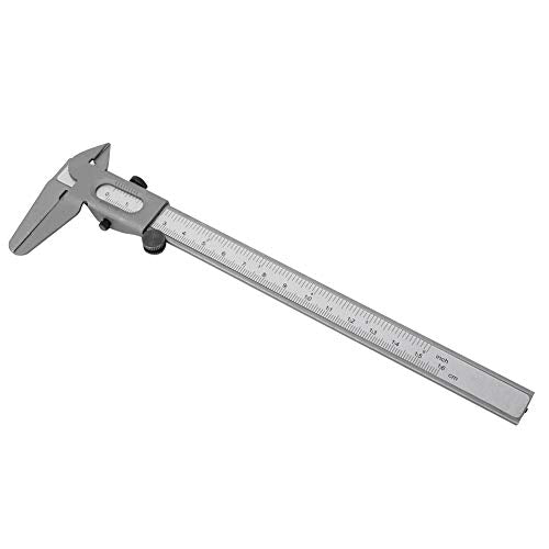 Remkalibers Metal Vernier Caliper Meetgereedschap handmatige micrometermeter roestvrij staal hoge precisie voor binnenste buitendiameter meting (6 inch) 3
