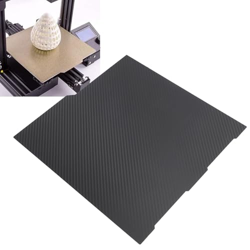 Flexibele bouwplank PEI Glad PET Carbon Fiber Double Sided Print Bed 256x268mm voor Kobra 3 met Textuur 3D Printing Platform voor Printer Print Bed voor Kobra 3 5