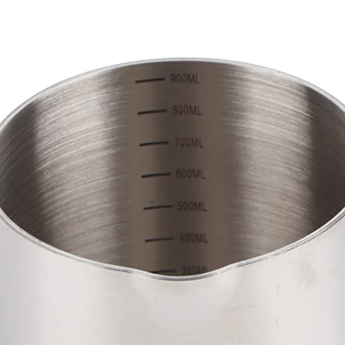 Milk Pan,900ml,Koken Pan,Melt Pan, Stainless Steel,Inductie,Chocolaat,Oil,Butter,Crucible,Multi-Purpose Crucible,Sauce Pan,Melting Bowl,Saucepan,Saucepan,Melting Bowl voor gasfornuis 5