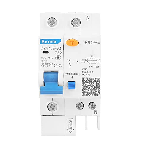 Reststroomvoorziening 1P+N C32 Reststroomvoorziening 30mA 230V