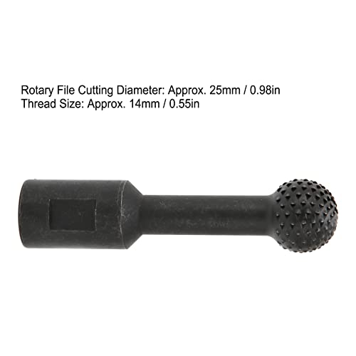 Bol rotary file freesmachine, CR-V Ball Head Carving File Drills, Ball Punch Hoek Grinder Bijlagen voor het ontbramen Grinding Carving Polishing (25mm)