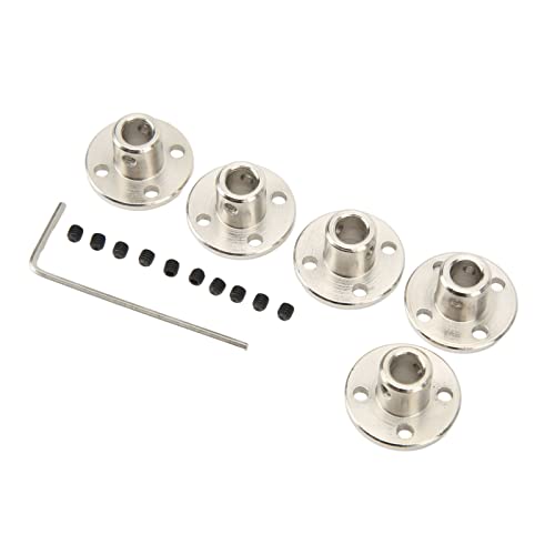 5Scs 6mm Flange Shaft Koppeling, Flange Koppeling Connector, Stijve Guide Model Clutch Accessoire Shaft Shaft voor RC Model Motoren