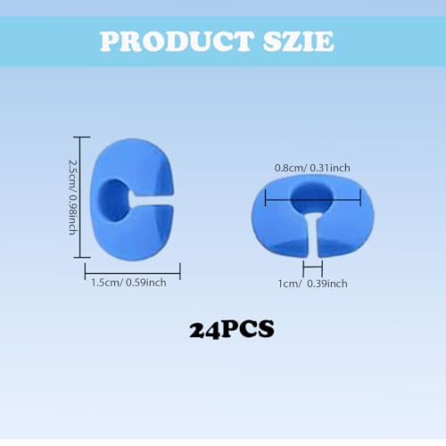 Glazen Marker Siliconen 24 stuks Glazen Marker Drinkglazen Siliconen Glazen Marker Herbruikbaar voor wijnglazen, Champagneglazen, Cocktailglazen voor uw eigen Bekers