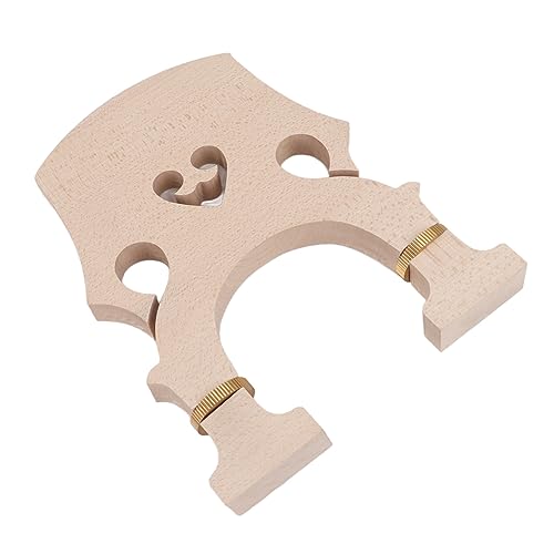 Dubbele basbrug, verstelbare koperen schroef, esdoorn hout, verbeterde prestaties (3/4) 4