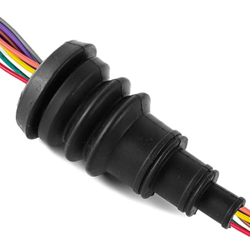 2-delige universele firewall boot pakket, kabelgaten, continue rubber caps voor motorvoertuigen, geschikt voor alle kabel diameters van 3/8 inch tot 1 inch, compatibel met elk voertuig 5