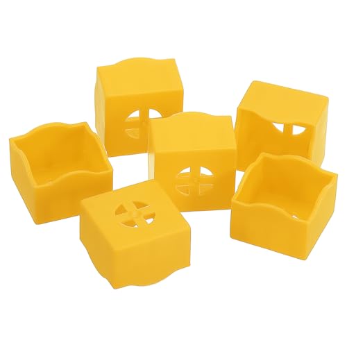 Krijthouder voor Pool, 7 stuks Biljart Chalk houder, Portable Cue Chalk houder, Biljart Pool tafel accessoire voor Pool Chalk, Geel