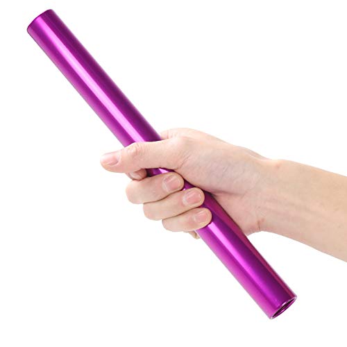Relay Race Baton, 3 st Aluminium Track en Field Relay Baton Sports Relay Race Baton Track and Field Sprint Match Batons (Paars) Atletiek Supplies Atletiek Supplies Atletiek Supplies