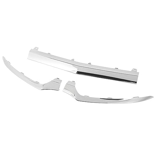 3 Piece Front Bumper Lagere Chrome Finish Vervanging voor Benz C-klasse W205 C205 A205 S205C43 - Duurzaam materiaal, Eenvoudig te installeren, Ideale vervanging, voor