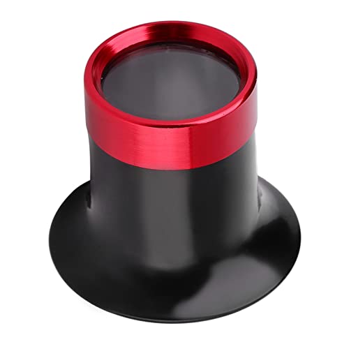 10 x vergrootglas, horlogemaker vergrootglas, aluminium oogvergrootglas reparatie horloge vergrootglas lens klein licht vergrootglas