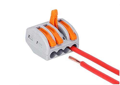Elektrische Terminal Blocks, 18 Stuks 4 Port Compact Conductor Connector, Lever Noten Kabel Connector, Snelle Elektrische Connectoren, Spring Connector Terminal Block 5