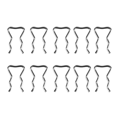 10 st gemeenschappelijke spoorinjector terug Leak Pipe Clips Vervanging metaalklemmen voor brandstofinjectiesysteem