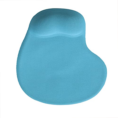 Mouse Pad Siliconen Mouse Pad met Pols Rest Anti-slip Siliconen voor Computer Laptop Office Home (Licht Blauw)