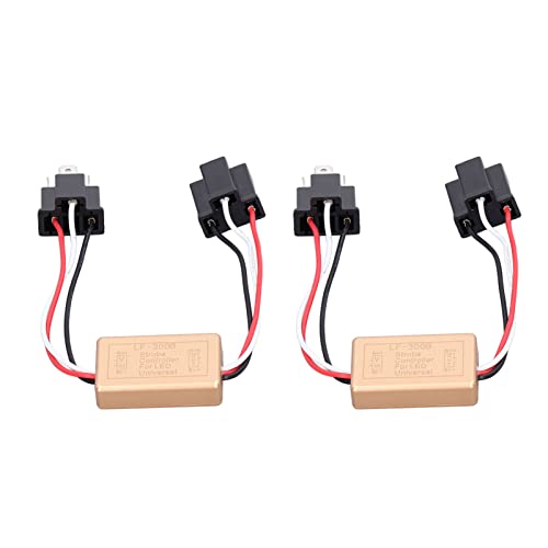 2st LED Flash Module Continue Strobe Relais Controller voor auto koplampen 9-30V LF-300B H4 2st LED 3