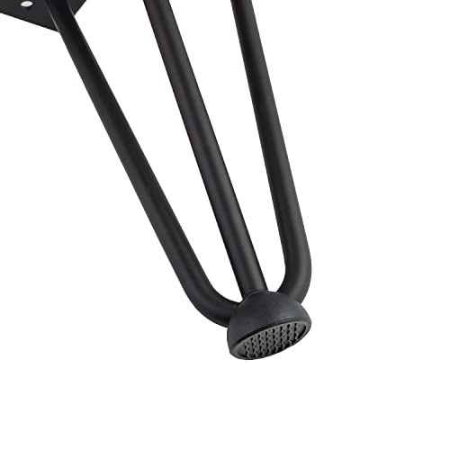 [Verbetering] Set van 4 tafelpoten van haarspelden, 25 cm ambachtelijke metalen poten, drie ijzeren staven, sterker, met schroeven en vloerbeschermers 3