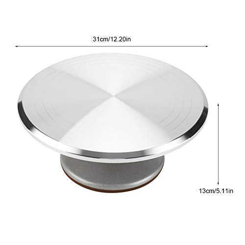 Cake decoreren Stand, 12 inch Ronde Cake Icing Smoother met anti-slip Silicone Mat bakken decor Tool 3