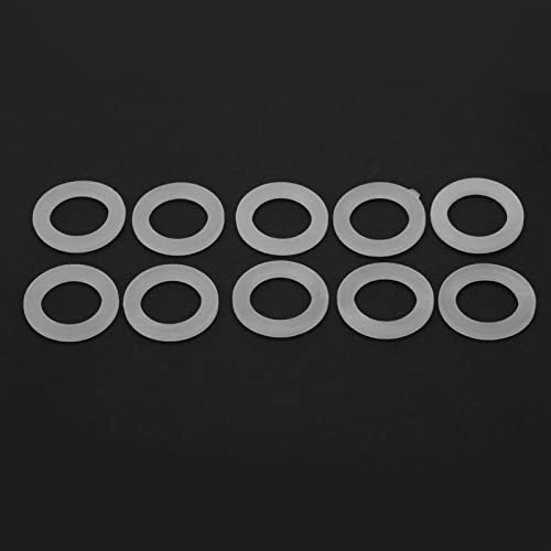 Afdichtingsring, afdichtring met siliconenafdichting, 10 stuks, diameter 37 mm, binnendiameter platte siliconenafdichtingen met 24 mm O-ringen voor geisers, verpakking van 10 stuks