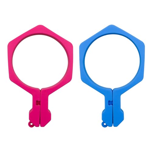 Sea 2Pack Sublimation Tumblers Pinch Tool, Pinch Perfecte Tumbler Clamp voor 20 Oz Sublimation Blanks Tumbler Skinny Recht (Blauw, roze)