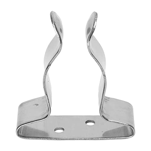 Stainless Steel Boat Hook Spring Clamp houder Clip Versatile Hook Spring Clip Hook Boothouder Clip Roestvrij stalen Roeihouder Clips Hoofdeinde voor boot RV, Huis, Marine