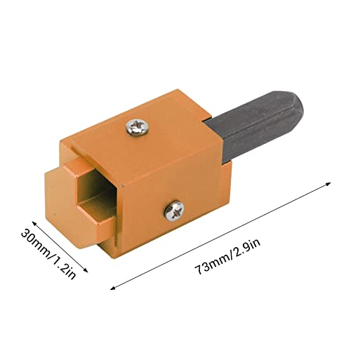Hoekbeitel, Rechterhoekbeitel, Vierkante verzonken Scharnier Scharnier Houten Beitel, Houtbewerking Spring geladen Hoek Hout Beitel Gereedschap voor Vierkante Scharnier (Goud)